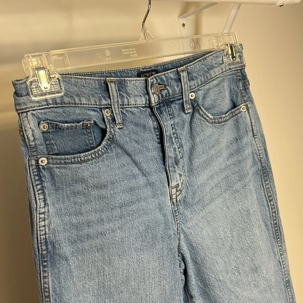 J. Crew High Rise Classic Vintage Light Wash‎ Jeans- 27
